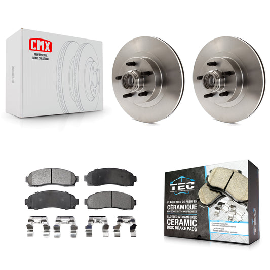 [Avant] Kit de Disque et plaquette (céramique) de frein pour Ford Explorer Sport Trac RWD K8T-100741