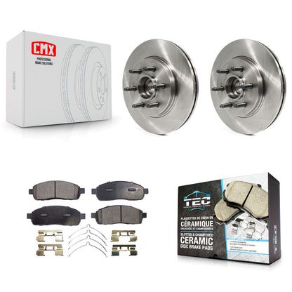 [Avant] Kit de Disque et plaquette (céramique) de frein pour Ford F-150 Lincoln Mark LT avec 6 Lug Wheels RWD K8T-100742