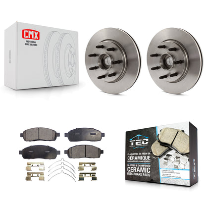 [Avant] Kit de Disque et plaquette (céramique) de frein pour Ford F-150 Lincoln Mark LT RWD K8T-100743