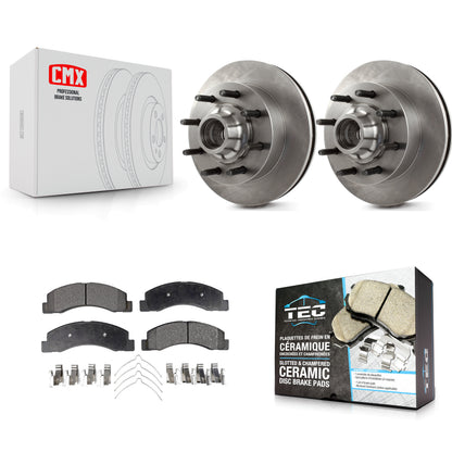 [Avant] Kit de Disque et plaquette (céramique) de frein pour 2003-2004 Ford F-250 Super Duty F-350 Excursion K8T-100744