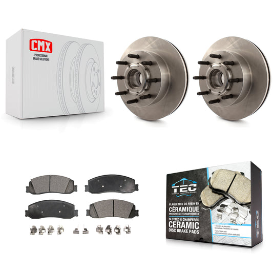 [Avant] Kit de Disque et plaquette (céramique) de frein pour Ford F-250 Super Duty F-350 RWD K8T-100753