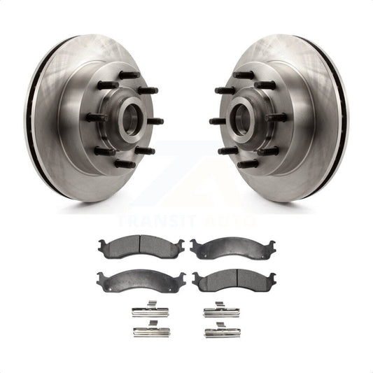 [Avant] Kit de Disque et plaquette (céramique) de frein pour Dodge Ram 2500 3500 Van B3500 B2500 K8T-100762 par Transit Auto