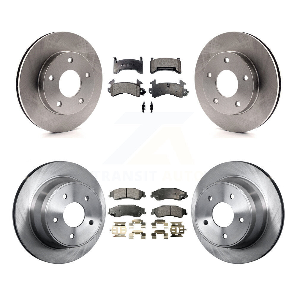 [Avant + Arrière] Kit de Disque et plaquette (céramique) de frein pour 1997 Chevrolet S10 GMC Sonoma 4WD K8T-100765
