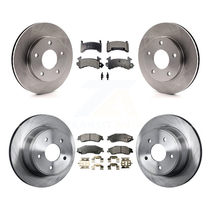 [Avant + Arrière] Kit de Disque et plaquette (céramique) de frein pour 1997 Chevrolet S10 GMC Sonoma 4WD K8T-100765