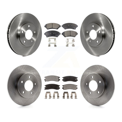 [Avant + Arrière] Kit de Disque et plaquette (céramique) de frein pour Cadillac DeVille Buick Park Avenue Eldorado Oldsmobile Aurora Riviera Seville K8T-100768