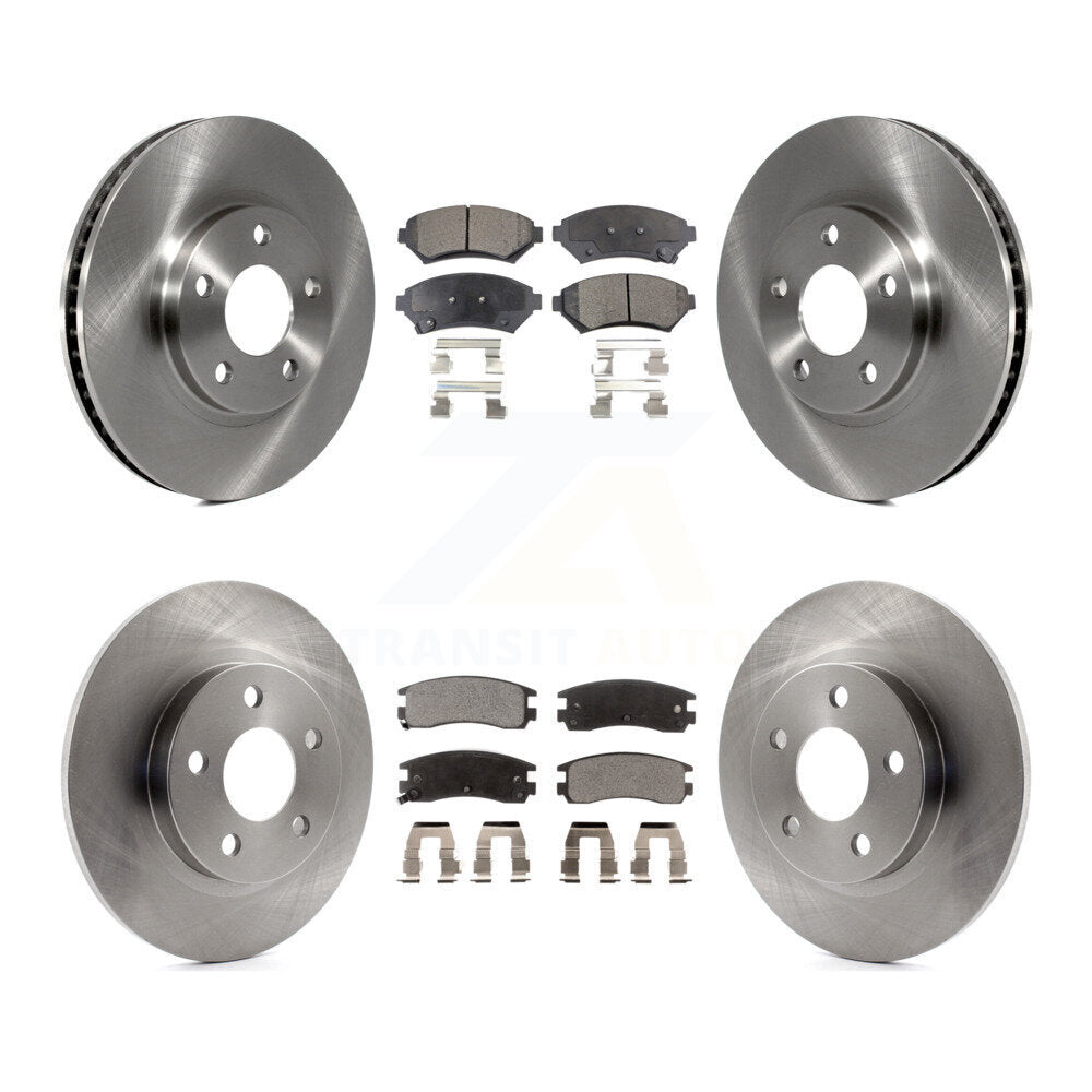 [Avant + Arrière] Kit de Disque et plaquette (céramique) de frein pour Cadillac DeVille Buick Park Avenue K8T-100769