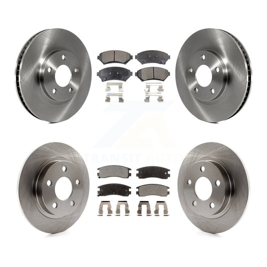 [Avant + Arrière] Kit de Disque et plaquette (céramique) de frein pour Buick LeSabre Park Avenue Pontiac Bonneville Oldsmobile Aurora Cadillac Eldorado K8T-100770
