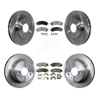 [Avant + Arrière] Kit de Disque et plaquette (céramique) de frein pour Chevrolet S10 Blazer GMC Sonoma Jimmy Oldsmobile Bravada Isuzu Hombre K8T-100772