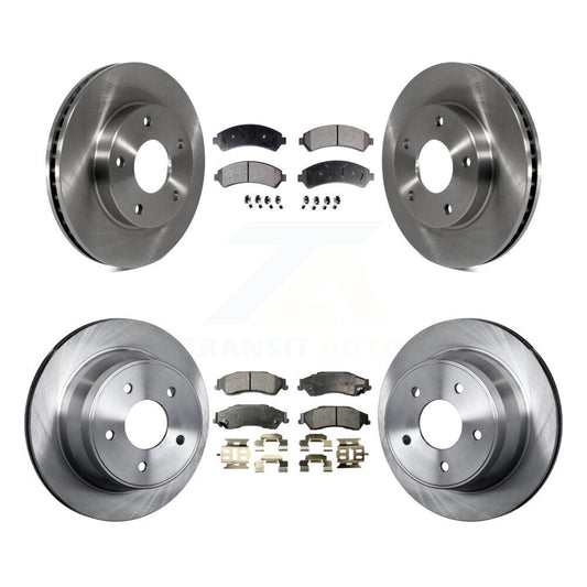 [Avant + Arrière] Kit de Disque et plaquette (céramique) de frein pour Chevrolet S10 Blazer GMC Sonoma Jimmy Oldsmobile Bravada Isuzu Hombre K8T-100772