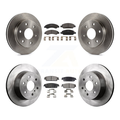 [Avant + Arrière] Kit de Disque et plaquette (céramique) de frein pour 2007 GMC Sierra 1500 rear brakes K8T-100773