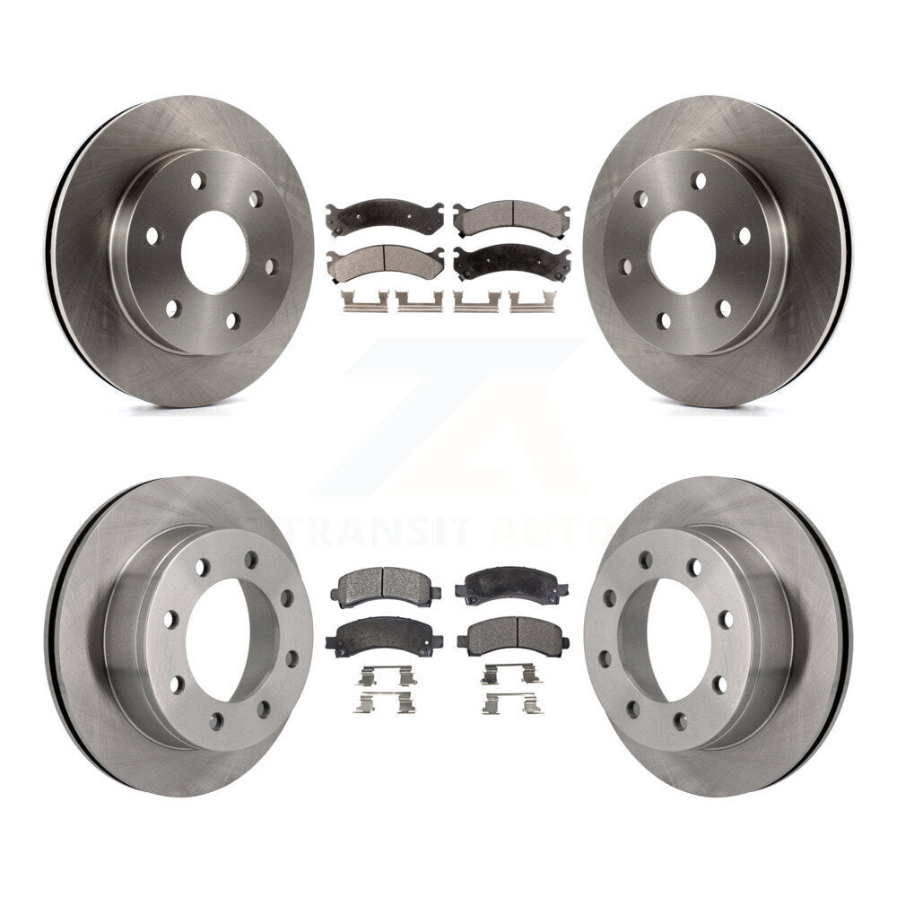 [Avant + Arrière] Kit de Disque et plaquette (céramique) de frein pour 2006 Chevrolet Express 2500 GMC Savana K8T-100774