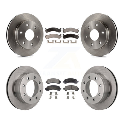 [Avant + Arrière] Kit de Disque et plaquette (céramique) de frein pour 2006 Chevrolet Express 2500 GMC Savana K8T-100774