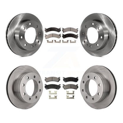 [Avant + Arrière] Kit de Disque et plaquette (céramique) de frein pour Chevrolet Silverado 2500 HD GMC Sierra 3500 Classic Suburban Yukon XL Avalanche K8T-100786