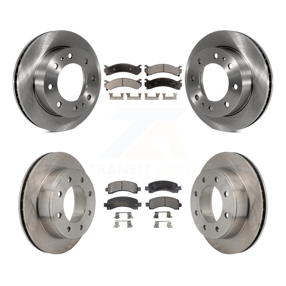 [Avant + Arrière] Kit de Disque et plaquette (céramique) de frein pour Chevrolet Express 2500 GMC Savana K8T-100789