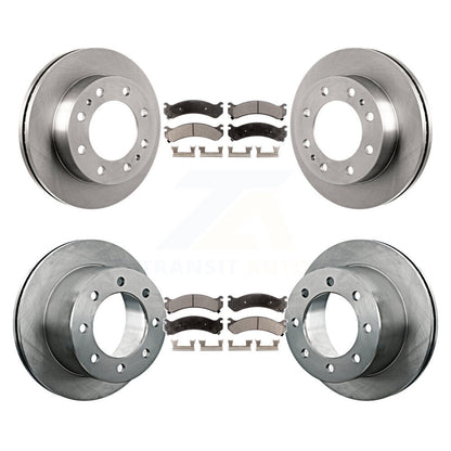 [Avant + Arrière] Kit de Disque et plaquette (céramique) de frein pour Chevrolet Silverado 3500 HD GMC Sierra Classic K8T-100792