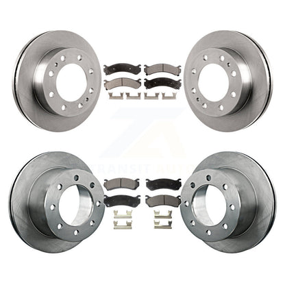 [Avant + Arrière] Kit de Disque et plaquette (céramique) de frein pour 2007 GMC Sierra 3500 Classic avec 12000 Lb GVW K8T-100793