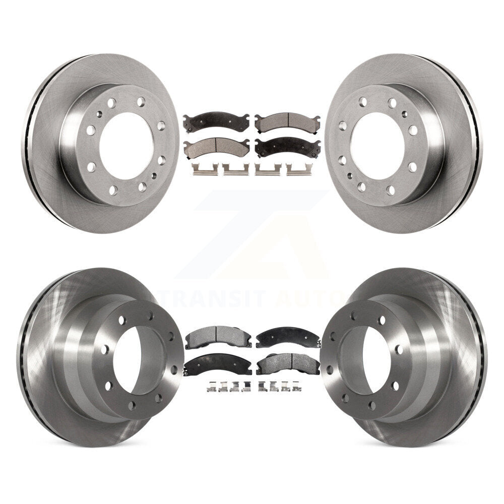 [Avant + Arrière] Kit de Disque et plaquette (céramique) de frein pour Chevrolet Express 4500 GMC Savana K8T-100795