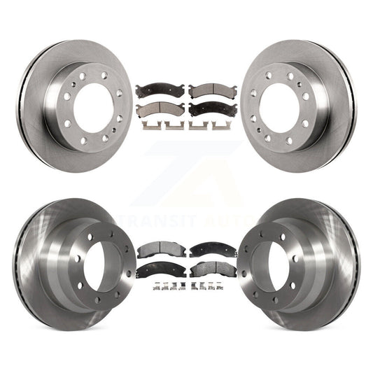 [Avant + Arrière] Kit de Disque et plaquette (céramique) de frein pour Chevrolet Express 4500 GMC Savana K8T-100795