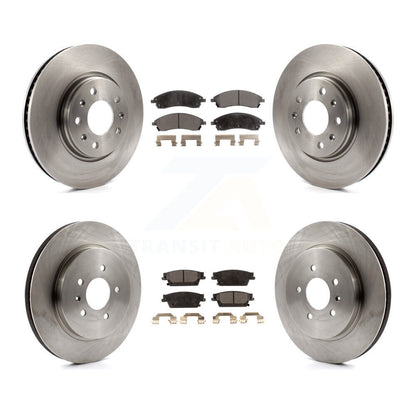 [Avant + Arrière] Kit de Disque et plaquette (céramique) de frein pour 2006-2007 Cadillac CTS Base avec Sport Suspension K8T-100799