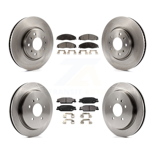 [Avant + Arrière] Kit de Disque et plaquette (céramique) de frein pour Cadillac CTS avec Sport Suspension K8T-100802