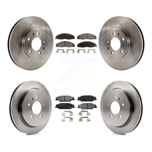 [Avant + Arrière] Kit de Disque et plaquette (céramique) de frein pour Cadillac CTS avec Standard Suspension K8T-100803