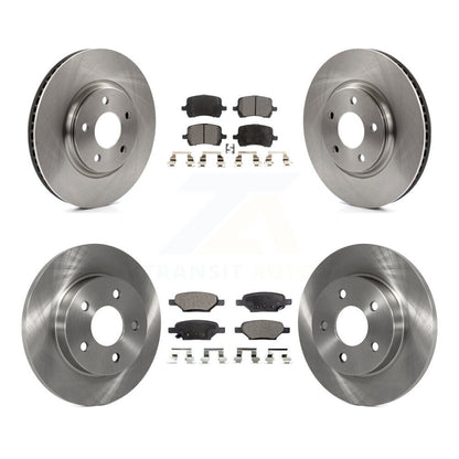 [Avant + Arrière] Kit de Disque et plaquette (céramique) de frein pour Chevrolet Malibu Pontiac G6 Cobalt Saturn Aura G5 K8T-100806