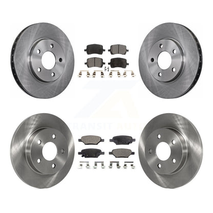 [Avant + Arrière] Kit de Disque et plaquette (céramique) de frein pour Chevrolet Malibu Pontiac G6 avec 276mm Diameter Rotor K8T-100810