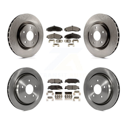 [Avant + Arrière] Kit de Disque et plaquette (céramique) de frein pour Chevrolet Corvette Cadillac XLR K8T-100811