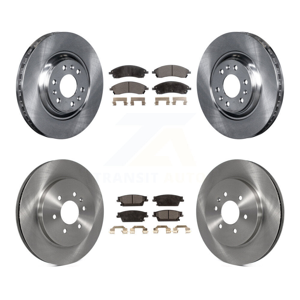 [Avant + Arrière] Kit de Disque et plaquette (céramique) de frein pour Cadillac SRX K8T-100813