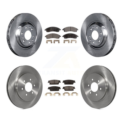 [Avant + Arrière] Kit de Disque et plaquette (céramique) de frein pour Cadillac SRX K8T-100813