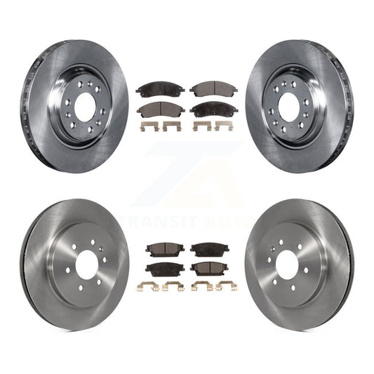 [Avant + Arrière] Kit de Disque et plaquette (céramique) de frein pour Cadillac SRX K8T-100813