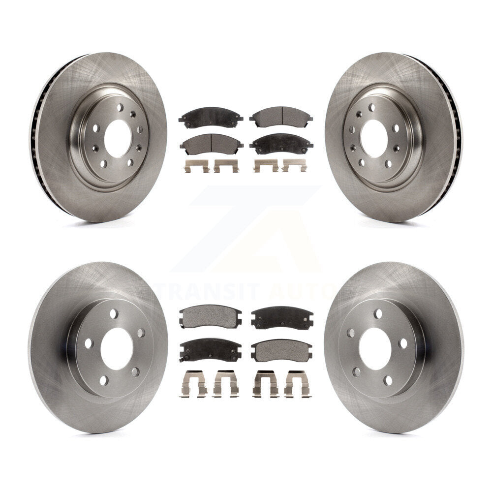 [Avant + Arrière] Kit de Disque et plaquette (céramique) de frein pour 2004 Pontiac Bonneville GXP K8T-100814