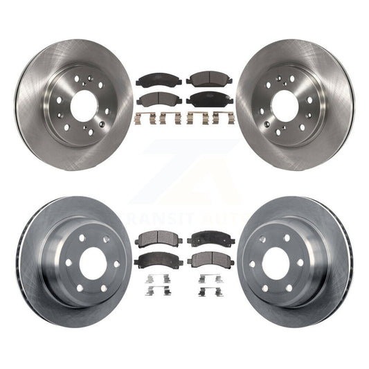 [Avant + Arrière] Kit de Disque et plaquette (céramique) de frein pour 2009-2014 Chevrolet Express 1500 GMC Savana K8T-100819