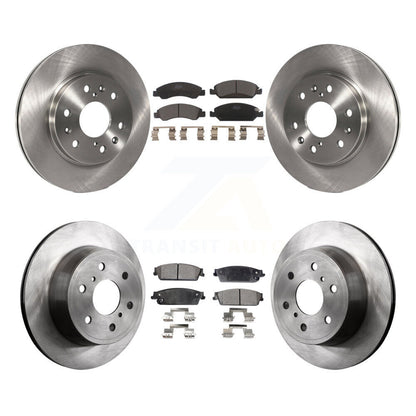 [Avant + Arrière] Kit de Disque et plaquette (céramique) de frein pour Chevrolet Silverado 1500 GMC Sierra Tahoe Suburban Yukon Cadillac XL Avalanche Escalade ESV EXT K8T-100820