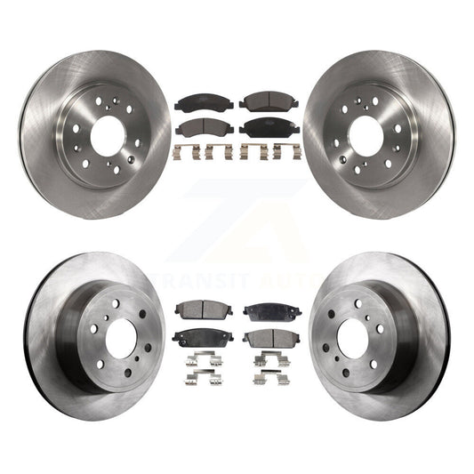 [Avant + Arrière] Kit de Disque et plaquette (céramique) de frein pour Chevrolet Silverado 1500 GMC Sierra Tahoe Suburban Yukon Cadillac XL Avalanche Escalade ESV EXT K8T-100820