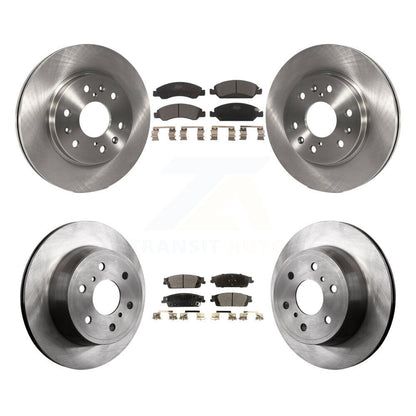 [Avant + Arrière] Kit de Disque et plaquette (céramique) de frein pour Chevrolet Silverado 1500 GMC Sierra Tahoe Suburban Yukon Cadillac XL Escalade ESV K8T-100821