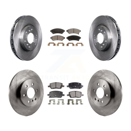 [Avant + Arrière] Kit de Disque et plaquette (céramique) de frein pour Chevrolet Uplander Buick Terraza Pontiac Montana Saturn Relay K8T-100828