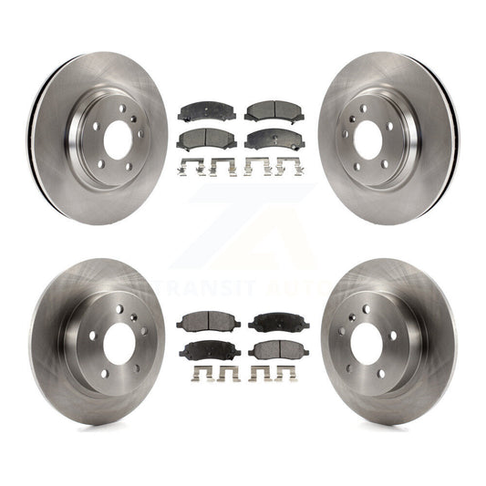 [Avant + Arrière] Kit de Disque et plaquette (céramique) de frein pour 2006-2011 Buick Lucerne Cadillac DTS K8T-100831