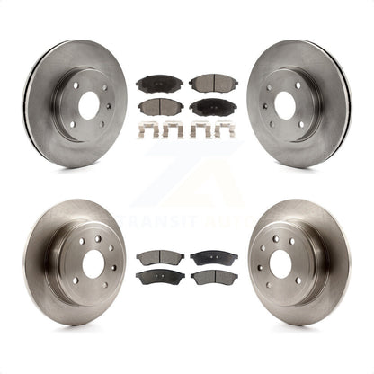 [Avant + Arrière] Kit de Disque et plaquette (céramique) de frein pour 2004-2006 Suzuki Verona Chevrolet Epica K8T-100835 par Transit Auto