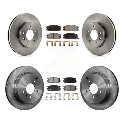 [Avant + Arrière] Kit de Disque et plaquette (céramique) de frein pour Chevrolet Equinox Saturn Vue Captiva Sport Pontiac Torrent Suzuki XL-7 K8T-100838
