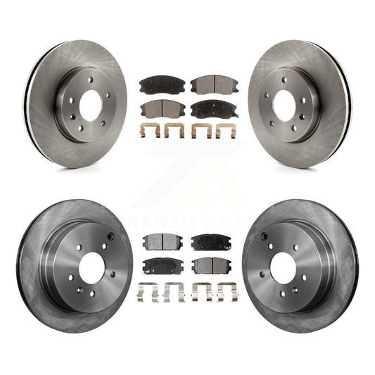 [Avant + Arrière] Kit de Disque et plaquette (céramique) de frein pour Chevrolet Equinox Saturn Vue Captiva Sport Pontiac Torrent Suzuki XL-7 K8T-100838