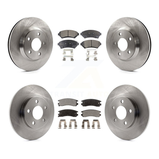 [Avant + Arrière] Kit de Disque et plaquette (céramique) de frein pour 2005 Cadillac DeVille Buick Park Avenue K8T-100839