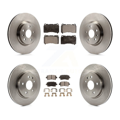 [Avant + Arrière] Kit de Disque et plaquette (céramique) de frein pour 2013-2019 Cadillac XTS sans Heavy Duty Brakes K8T-100843