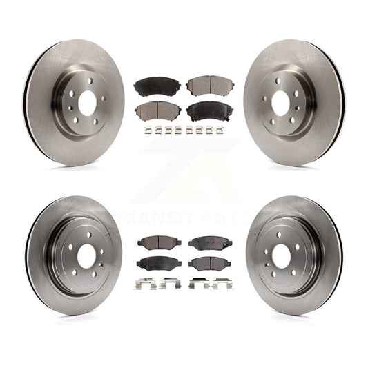 [Avant + Arrière] Kit de Disque et plaquette (céramique) de frein pour Cadillac CTS avec Heavy Duty Brakes K8T-100847