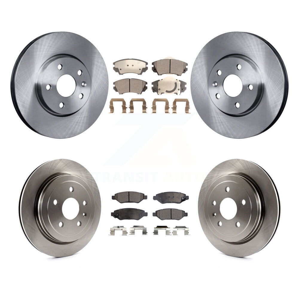 [Avant + Arrière] Kit de Disque et plaquette (céramique) de frein pour 2010-2015 Chevrolet Camaro LT LS K8T-100861