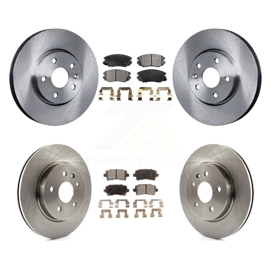 [Avant + Arrière] Kit de Disque et plaquette (céramique) de frein pour Chevrolet Malibu Impala Buick LaCrosse Limited Allure K8T-100863