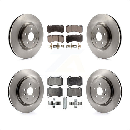 [Avant + Arrière] Kit de Disque et plaquette (céramique) de frein pour 2014 Chevrolet Camaro ZL1 K8T-100865 par Transit Auto