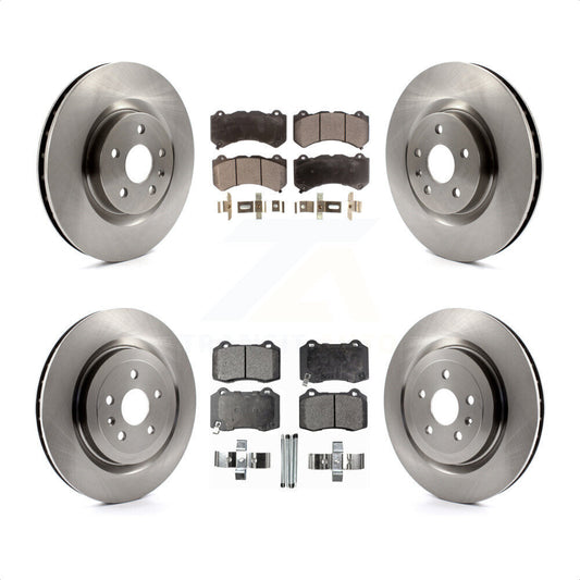 [Avant + Arrière] Kit de Disque et plaquette (céramique) de frein pour 2014 Chevrolet Camaro ZL1 K8T-100865 par Transit Auto