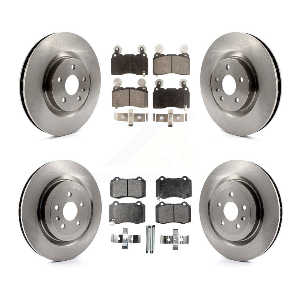 [Avant + Arrière] Kit de Disque et plaquette (céramique) de frein pour 2010-2015 Chevrolet Camaro SS K8T-100866
