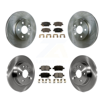 [Avant + Arrière] Kit de Disque et plaquette (céramique) de frein pour 2016 Chevrolet Cruze avec 268mm Diameter Rotor K8T-100870